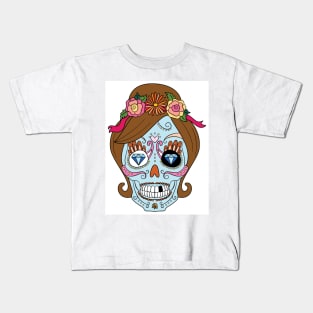 Sugar Skull 47 (Style:17) Kids T-Shirt